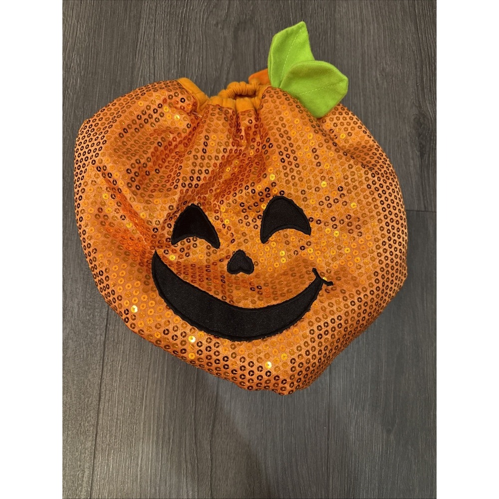 Simply Dog Halloween Sequined COSTUME ...Pumpkin Size M
